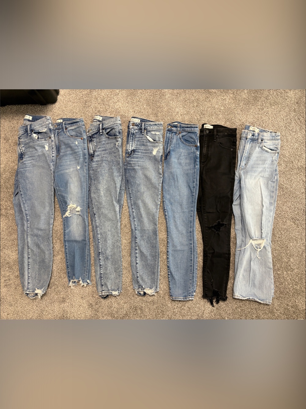 Bundle of Abercrombie Jeans